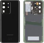 Samsung Capac spate sticla spate Samsung S20 Ultra 5G G988 Cosmic Black Negru (GH82-22217A)