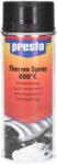 Presto 33620 600°c-ig Hőálló Matt Festék Spray - 400ml - Fekete