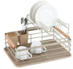Kinghoff 2 szintes edényszárító 42 x 32 cm - bézs (KH-1799)