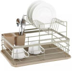 Kinghoff 2 szintes edényszárító 43 x 32 cm - bézs (KH-1839)