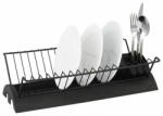 Kinghoff Edényszárító 41.5 x 25.5 cm - matt fekete (KH-1499)