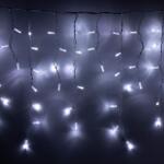 HOME KSFW200WH sorolható fényfüggöny, 4 méter, 200db hidegfehér LED, fehér vezeték, kül- és beltéri (KSFW200WH)