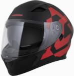 Cassida Orbit Grind zárt motoros bukósisak matt fekete-piros