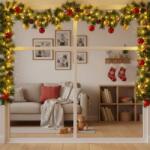 Family Collection Fenyő girland - zöld - 270 cm - PET, 56451