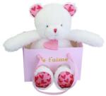 Doudou Ursulet din plus moale Te Iubesc in punga cadou , 25 cm (DC4373)