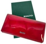 GIUDI RIALTO dísztűzött, fém emblémás, piros tükör lakk bőr pénz-és irattárca 6704VLD-05