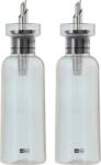 AdHoc Dozatoare pentru ulei sau oțet Aroma Pour, 300 ml, transparente, gri, set 2 buc (AH-BZ77)