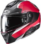 HJC Cască de motocicletă pliabilă HJC i91 Felio MC1SF negru-roșu-alb (HJC154971)