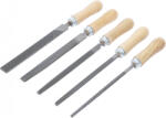 BGS technic BGS DIY Reszelőkészlet | fanyéllel | 150 mm | 5 darabos (BGS 50206)