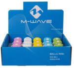 M-wave kerékpár csengő mini acél vegyes pasztell fehér bil