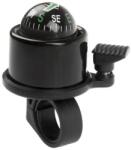  Kerékpár csengő alu fekete iránytűs 420084