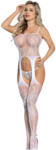 Subblime 951894 - set din plasă cu model floral (alb) - S-L