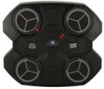  LED bokszfal, 4 ütőponttal, 2 kesztyűvel - 33x28 cm, fekete-szürke