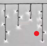 BRAYTRON Flash csillogó LED jégcsap fényfüzér ghirlande piros 56+8 led 1, 6 méter toldható (BS03-00074)