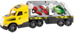 Wader : Magic Truck - Retró autószállító kamion citromsárga (36230) (36230)