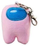  Among us plüss kulcstartó rózsaszín 7 cm (156321) (156321-1)