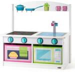  Játék Konyha és pad fa 2 az 1-ben kiegészítőkkel 59 x 31, 5 x 58 cm Woody (503010055) (503010055)