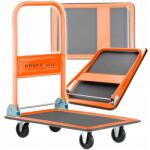Kraft& Dele Kraft&Dele összehajtható gumikerekes raktári platós szállítókocsi 150 Kg (KD3091)