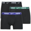Nike Boxerek EDAY COTTON STRETCH TRUNK 3PK Fekete EU XL