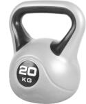 Gorilla Sports Kettlebell súlyzó vinil 20 kg fekete (100345-00006-0025) - gorillasports