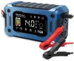 Qoltec Intelligens mikroprocesszoros töltő 12V 15A | Egyenirányító javító funkcióval és áramellátás fenntartásával akkumulátorcsere során | AGM GEL LiFePO4 | LCD (52496)