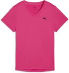 PUMA W TAD ESSENTIAL VNECK TEE Roz, Negru M (52589099)