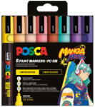 uni PC-5M Akril Marker Készlet 8 Darab/Készlet Manga Hero (2UPC5M8DBMANGA)