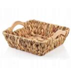 Mondex AMPARO kézzel fonott természetes tálca / kosár - 24x8x24 cm (IMO-CHH-HIWB5981)