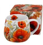 Duo Gift Pipacsos porcelán öblös bögre - 430 ml - díszdobozos (IMO-CHH-54415)