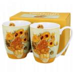 Duo Gift Van Gogh Napraforgók porcelán bögre szett - 2 darabos 360 ml - díszdobozos (IMO-DG-57416)