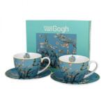 Duo Gift Van Gogh Mandulavirágzás porcelán csésze aljjal- 270 ml - 2 személyes készlet (IMO-CHH-59199)