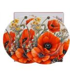 Duo Gift Pipacsos porcelán desszertes tányér készlet - 2 darabos (IMO-CHH-69952)