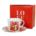 Duo Gift Szerelmes cicák porcelán csésze aljjal - 240 ml - díszdobozos (IMO-CHH-61659)