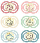 MAM Játszócumi Perfect night, Világítós, megújult! szilikon lapított (méret: 3) 16+ hó (jcmpn3u)