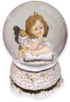  Vintage Angel zenélő hógömb 17cm (1241332)