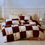 idealisotthon 7 részes ágyneműhuzat - barna kockás (IO-SY-BL-JJ05-7-BNKS)