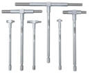 INSIZE Set 6 tije telescopice de interior INSIZE 8-150mm, arc auto-centrare, crom satinat (4206-1)