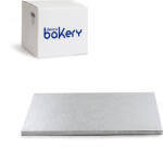 Decora Set 10 Platouri Tort Dreptunghiulare Argintii, 45 x 35 x H 1.2 cm (0931223.SET) Tava