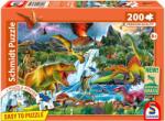 Schmidt Spiele - Puzzle Fascinantes gigantes prehistóricos - 200 piese Puzzle