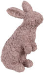 Clayre & Eef Figurina Iepuras Paste polirasina roz 19x11x26 cm (6PR5149)