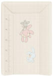 Ceba Baby Saltea de Infasat cu Capat Inchis 50x70cm, cu Intaritura, Suprafata Moale, Sistem Anti-Alunecare, Ceba Baby, Iepuras 201-068-260 (201-068-260) Saltea de infasat