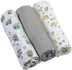 BabyOno Scutece muselina super soft, set 3 bucati, 100% bumbac, 70x70 cm, Babyono, 348 01 (348/01)