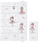 Ceba Baby Salteluta pliabila pentru infast, ideala voiaj, 60x40 cm, Ceba Baby, Balerina, 305-090-101 (305-090-101) Saltea de infasat