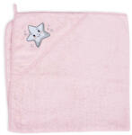 Ceba Baby , Prosop Baie cu Gluga Copii, 100%Bumbac, 460g m2, Moale, Absorbant, Ceba Baby 100x100cm, stea, roz, 815-302-631 (815-302-631)