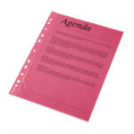 Esselte Genotherm lefűzhető A4 55 mikron víztiszta felület ESSELTE piros (47203)