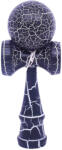 Flippy Kendama X Originala, Profesionala, Flippy, Kendama Cracked, din Lemn - 18 cm, Crack Albastru inchis Gri (teo-163958)