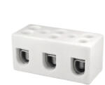 ONKA 25mm2 / 3 bobine Steatit / Ceramică / Porțelan Conector - BLOC TERMINAL PORCELAIN, 1070013 (1070013)