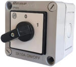 Opaş Întrerupător ON-OFF din plastic. IP65 tripolar 0-1, ON-OFF (YKT301125)