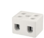 ONKA 4-6mm2 / 2-rail Steatit / Ceramic / Porcelain Conector - BLOC TERMINAL PORCELAIN, 1070004 (1070004)