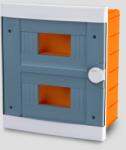 ARS Tablou de distribuție modular 16 MOD (16 siguranțe), dulap de distribuție încastrat din plastic, ușă transparentă IP40, 341206 (341206)